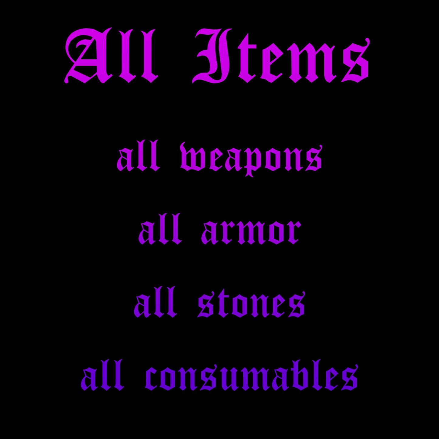 Demon's Souls - Souls & Items for Sale